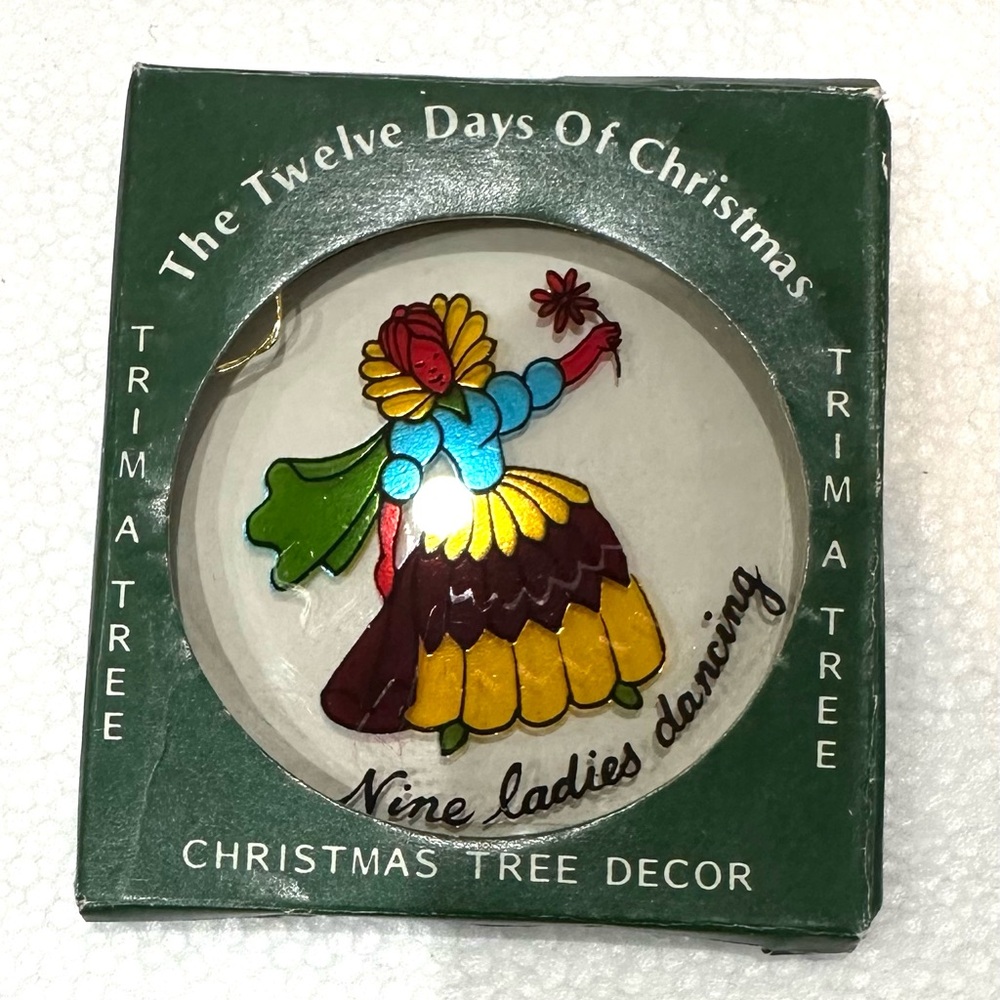 Trim A tree the twelve days of Christmas nine lady’s dancing